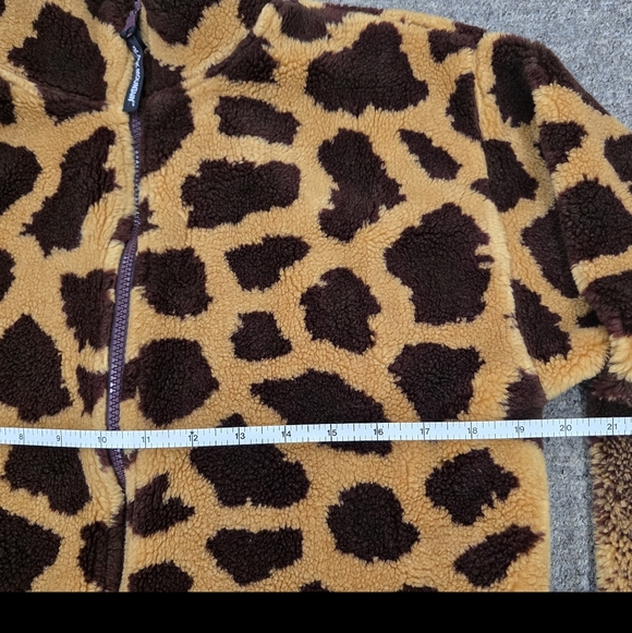 Vintage Fleece Jacket Giraffe Print Womens Small - Picture 6 of 6